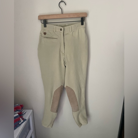 Ariat Tan Woman's Breeches Size 26 - Picture 1 of 10